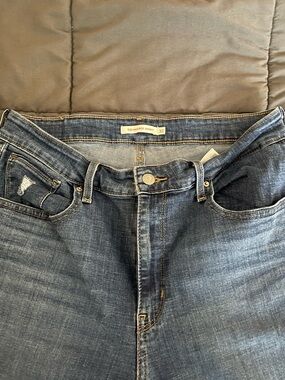 Levi's blue high-rise skinny jeans - gently used